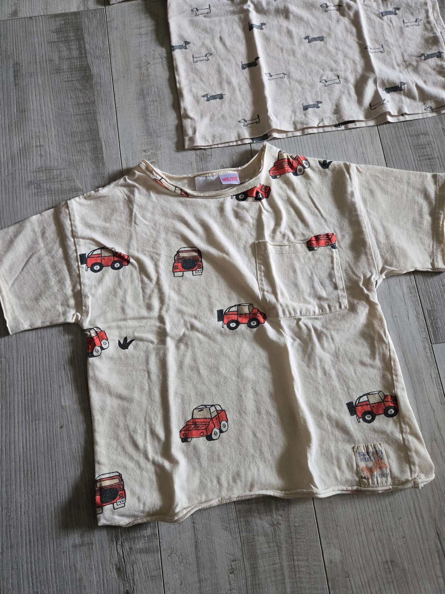 Set of 2 Zara Kids Short Sleeve T-Shirts, Boys, Size 5-6, Kids 5/5T