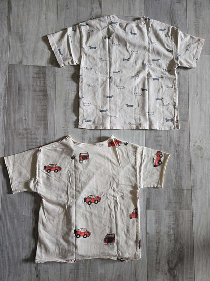 Set of 2 Zara Kids Short Sleeve T-Shirts, Boys, Size 5-6, Kids 5/5T