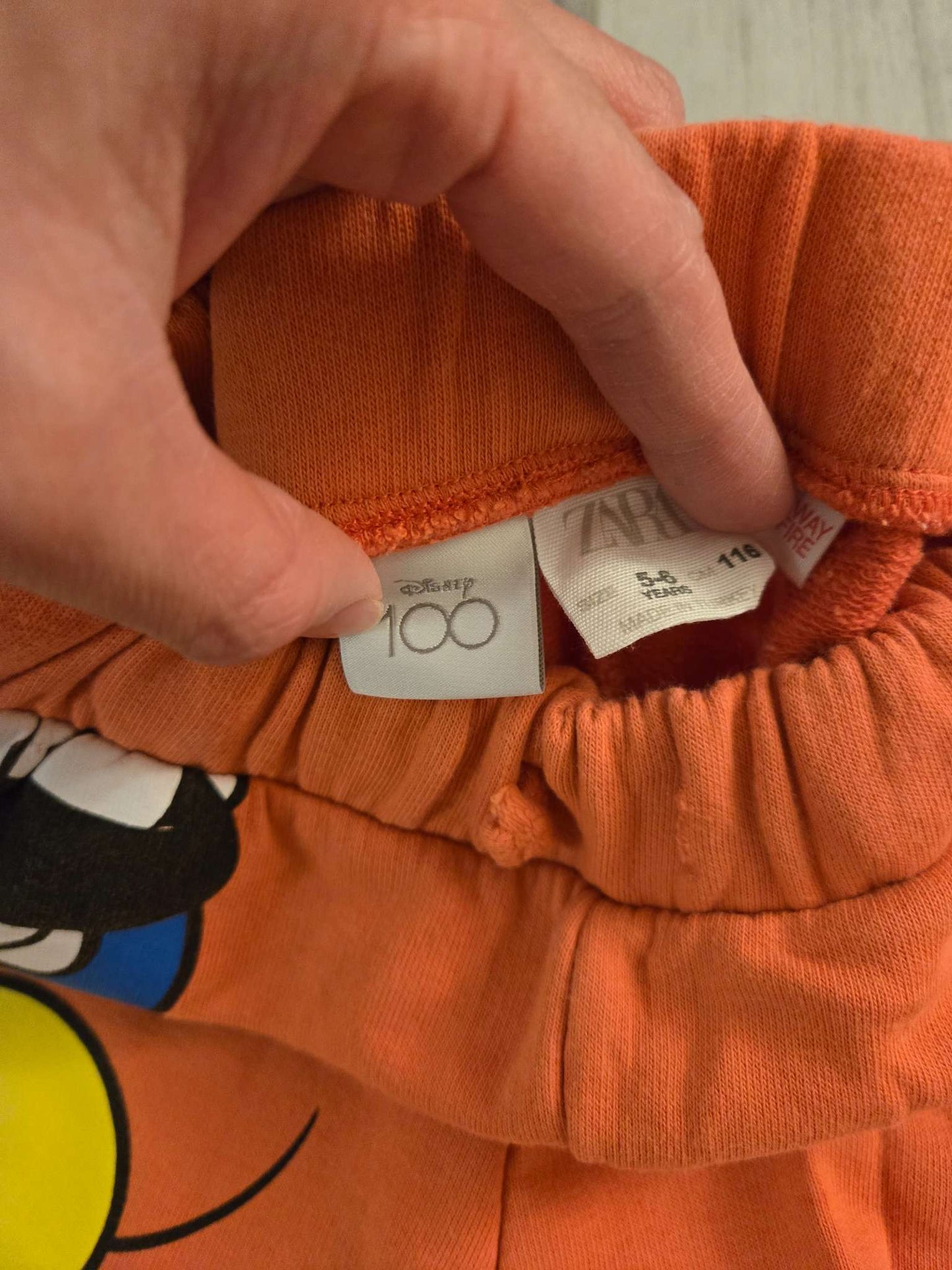 Zara Kids Mickey Mouse Shorts, 5-6 Years, Kids 5/5T