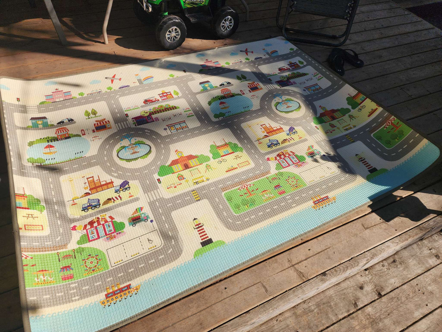 Large Reversible Foam play mat! Great for outdoors!