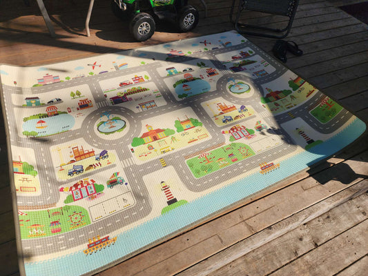 Large Reversible Foam play mat! Great for outdoors!