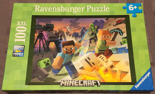 Perfect condition Ravensburger Minecraft puzzle 100 pc.