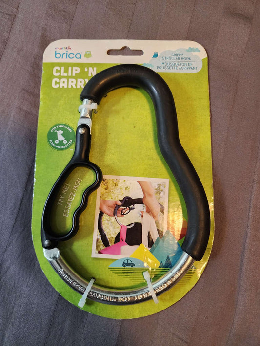 Munchkin CLIP & CARRY Grippy Stroller Hook