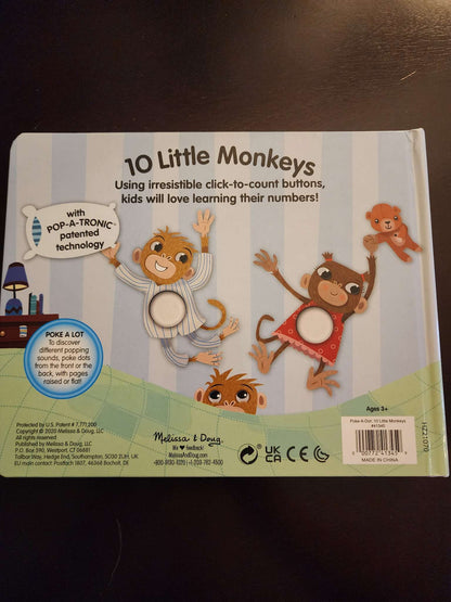 Melissa & Doug Poke a dot Book - Monkeys MSRP $23.99