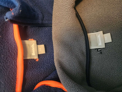 2 Bench Fleece zipups Size 5/6, Kids 5/5T (extra small)
