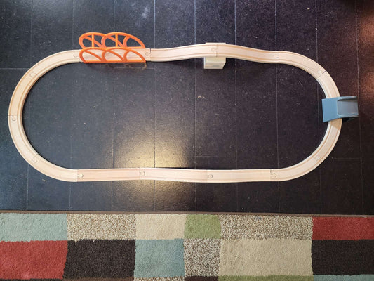 Ikea wooden train track 42"
