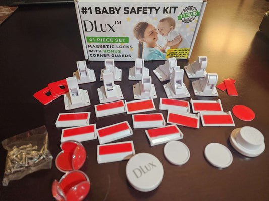 DLux Magnetic locks for child proofing. THE STRONGEST POSSIBLE OPTION. MSRP $39.99
