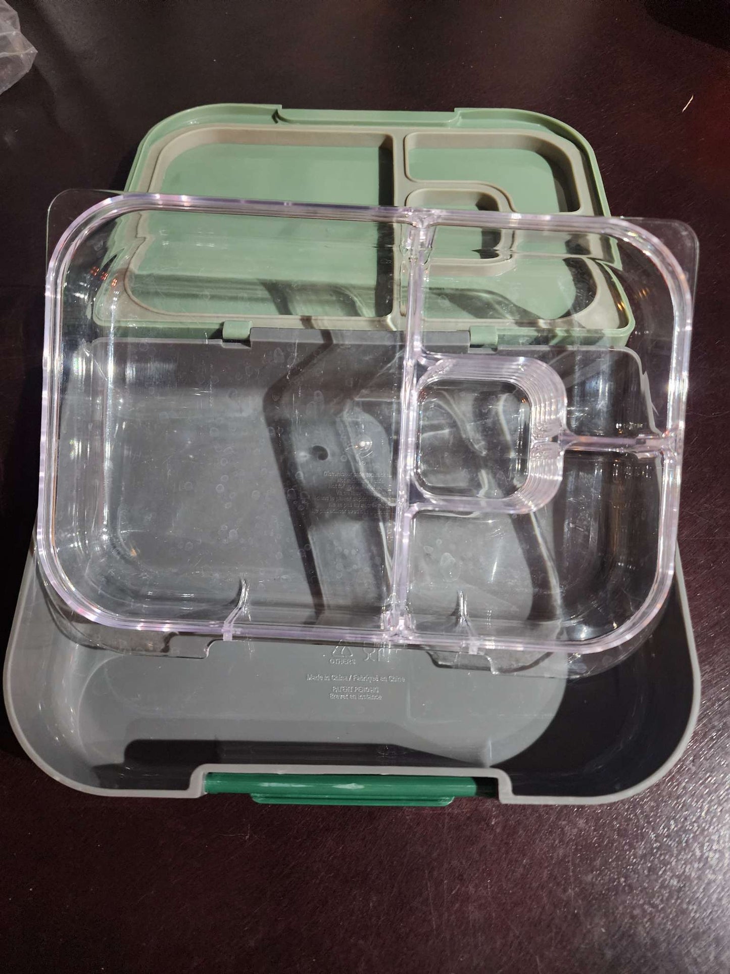 Lunch Bento Box - olive green color