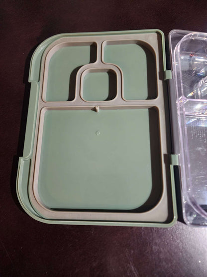 Lunch Bento Box - olive green color