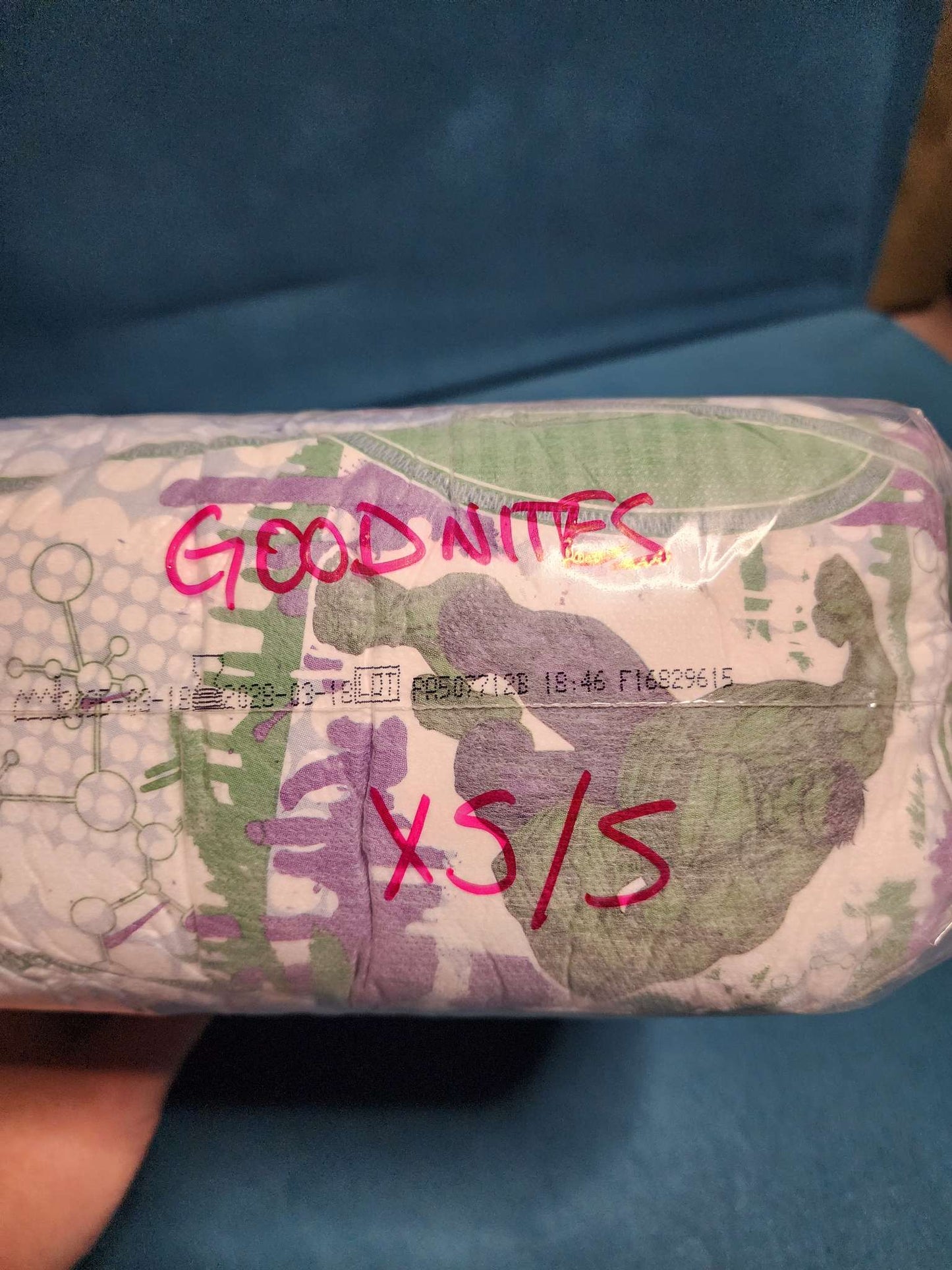 Goodnites Pull up's size S/XS 28-43lbs size 3-5