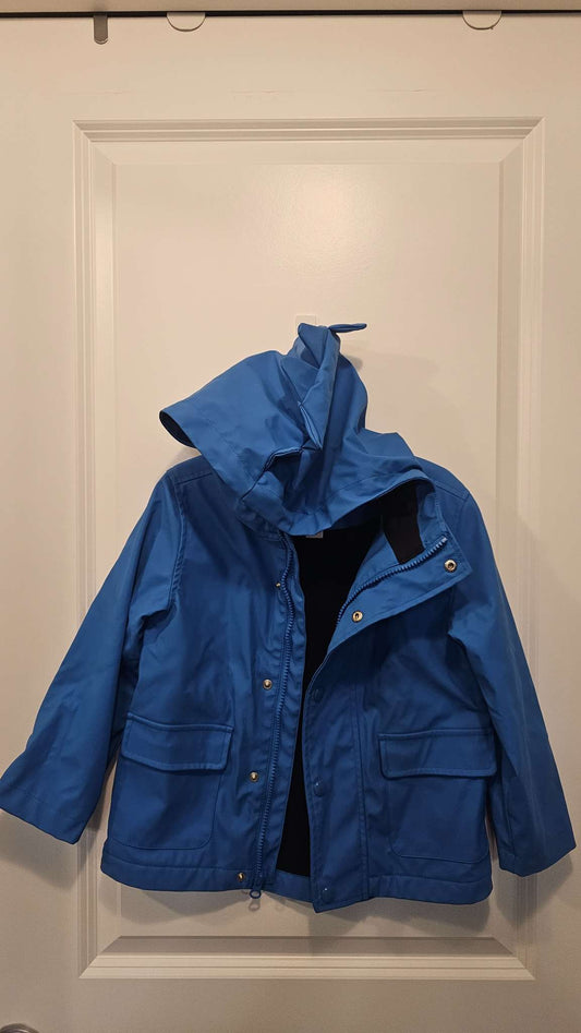 Size 4 Rain Jacket with hood, Kids 4/4T