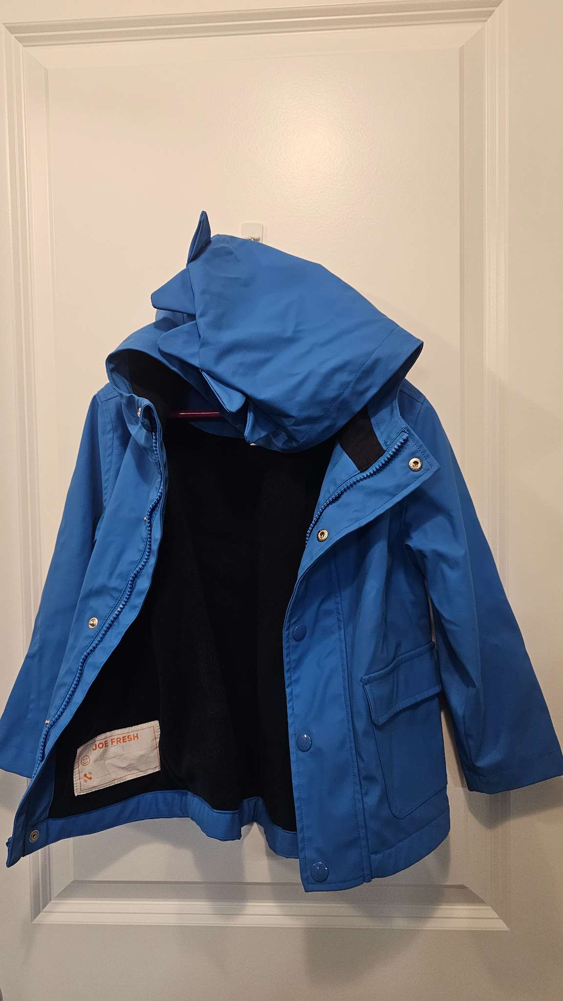 Size 4 Rain Jacket with hood, Kids 4/4T