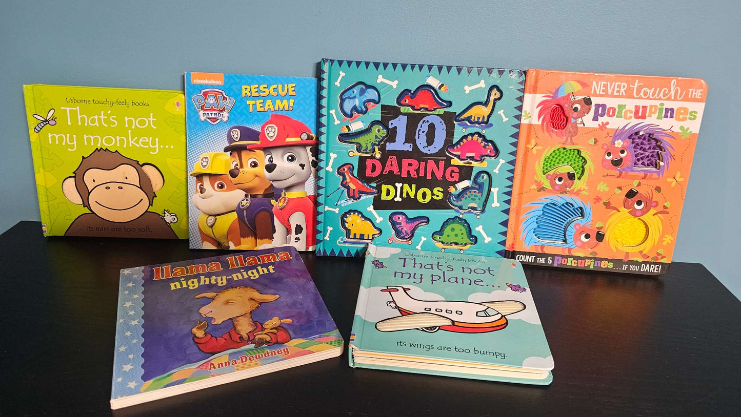 Toddler Tactile Book Bundle - 6 Books