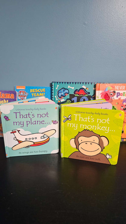 Toddler Tactile Book Bundle - 6 Books