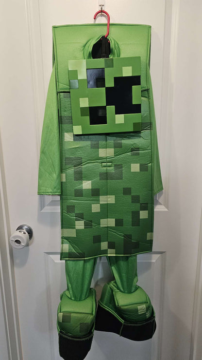 Minecraft creeper costume size 5/6, Kids 5/5T