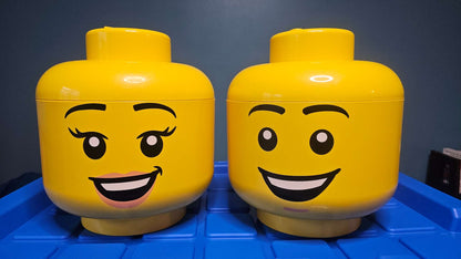 Lego head buckets Large