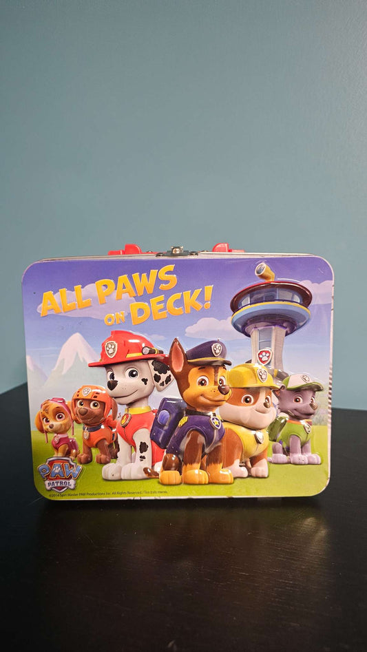 Paw Patrol tin lunch box