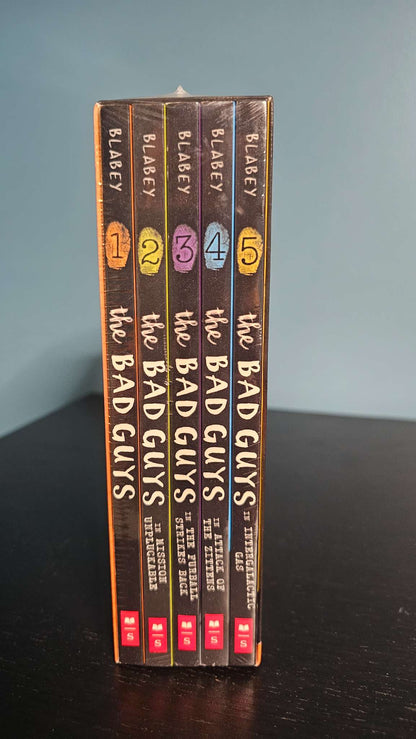 The bad guys Books 1-5 NEW MSRP $40