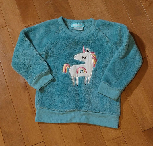 Fuzzy Unicorn Sweater, 18 month, Kids 18 Month (12-18M)