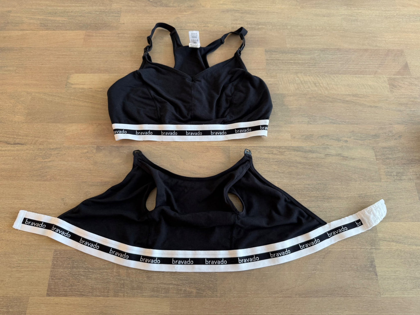 Bravado nursing bra and pumping bra attachment , Maternity L (12-14)