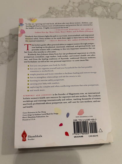 The Fourth Trimester Postpartum Guide - holistic book by Kimberly Johnson