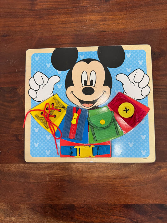 Melissa & Doug Mickey Mouse Basic Skills Board Puzzle