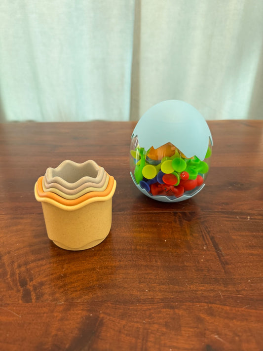 Suction Cup figures + Stacking Cup Toy