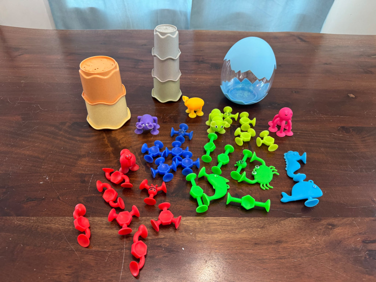 Suction Cup figures + Stacking Cup Toy