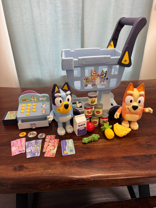 Bluey My Size Shopping Cart Set (MSRP $69.99)