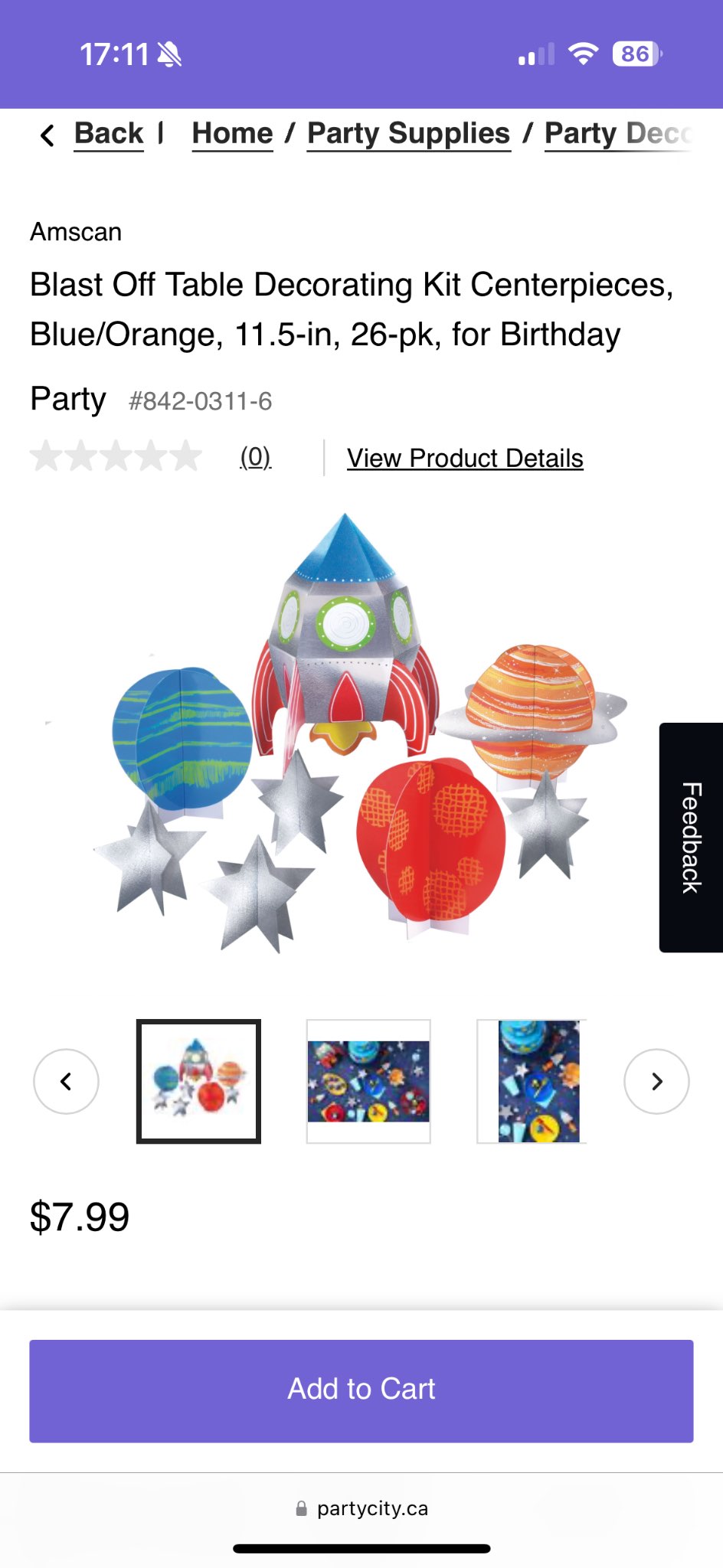 Space Themed Party Supplies