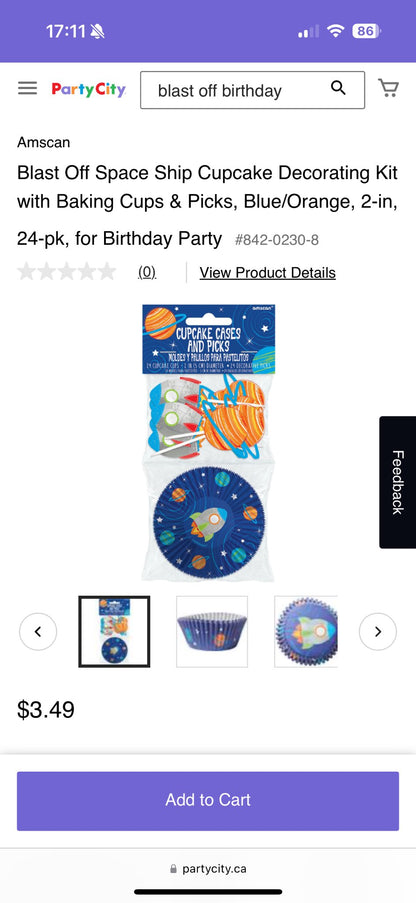 Space Themed Party Supplies