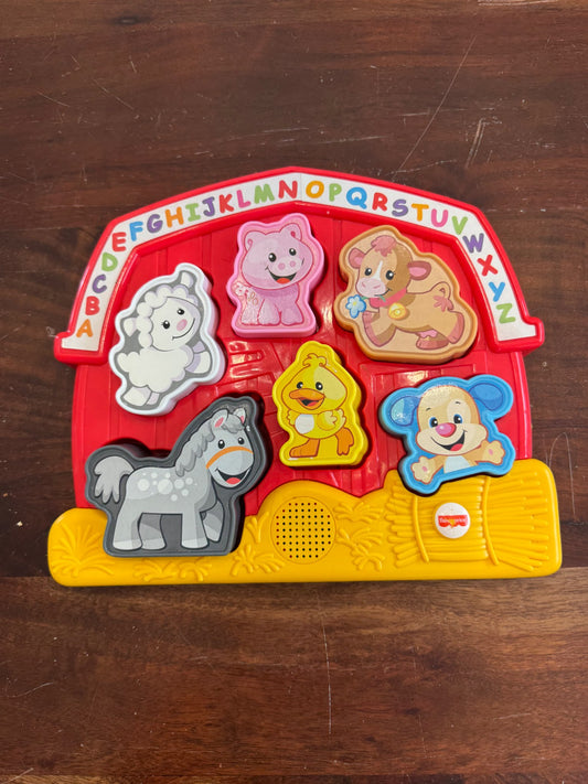 Fisher Price Laugh and Learn Farm Animal Puzzle MSRP $25