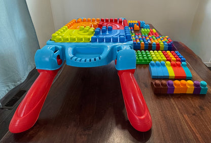 Mega Bloks Build N’ Learn Table + 194 Bloks MSRP over $100