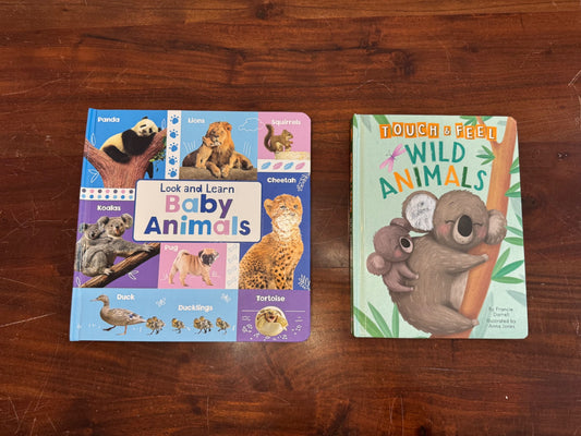 Look & Learn + Touch & Feel Animal Board Books MSRP $30+