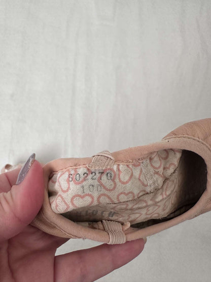Bloch pink leather ballet shoes sz 10.5 width d, Shoes 10.5 (Toddler:2-4yr)