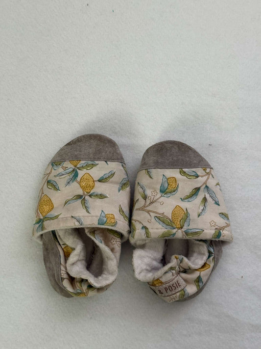 Parker & Posie lemon soft-soled shoes 12-18m, Shoes 5 (Walkers:12-24 mth)