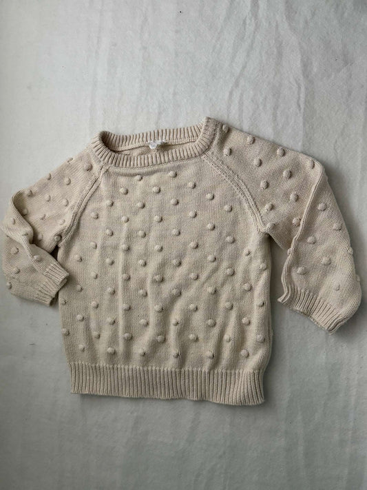 Jamie Kay dotty knit sweater 4Y, Kids 4/4T