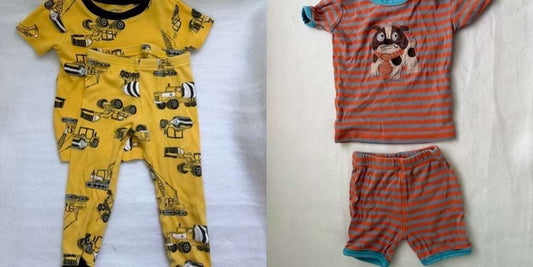 2T Short sleeve cotton pyjama bundle (2), Kids 2T