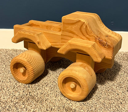 Wooden Monster Truck, EUC