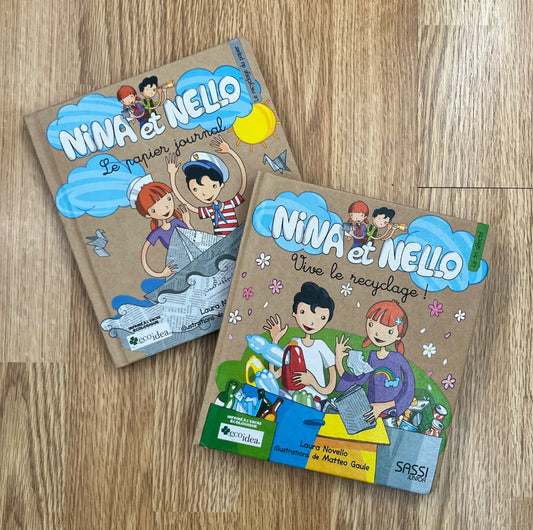 Nina et Nello French Book Bundle (2), NWT, MSRP $32