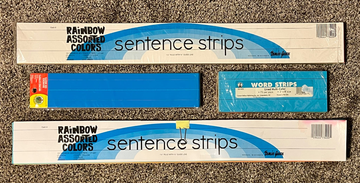 Sentence Strip Bundle (4)