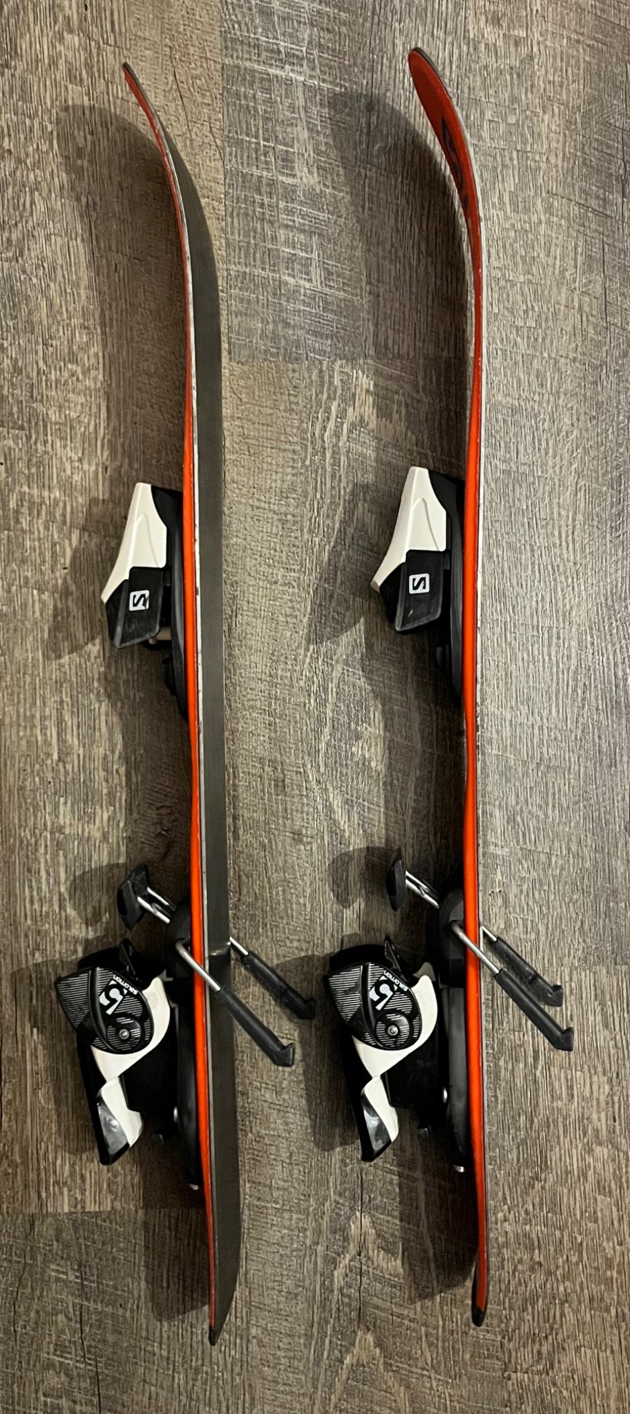Salomon 70cm Downhill Skis & Bindings - VGUC