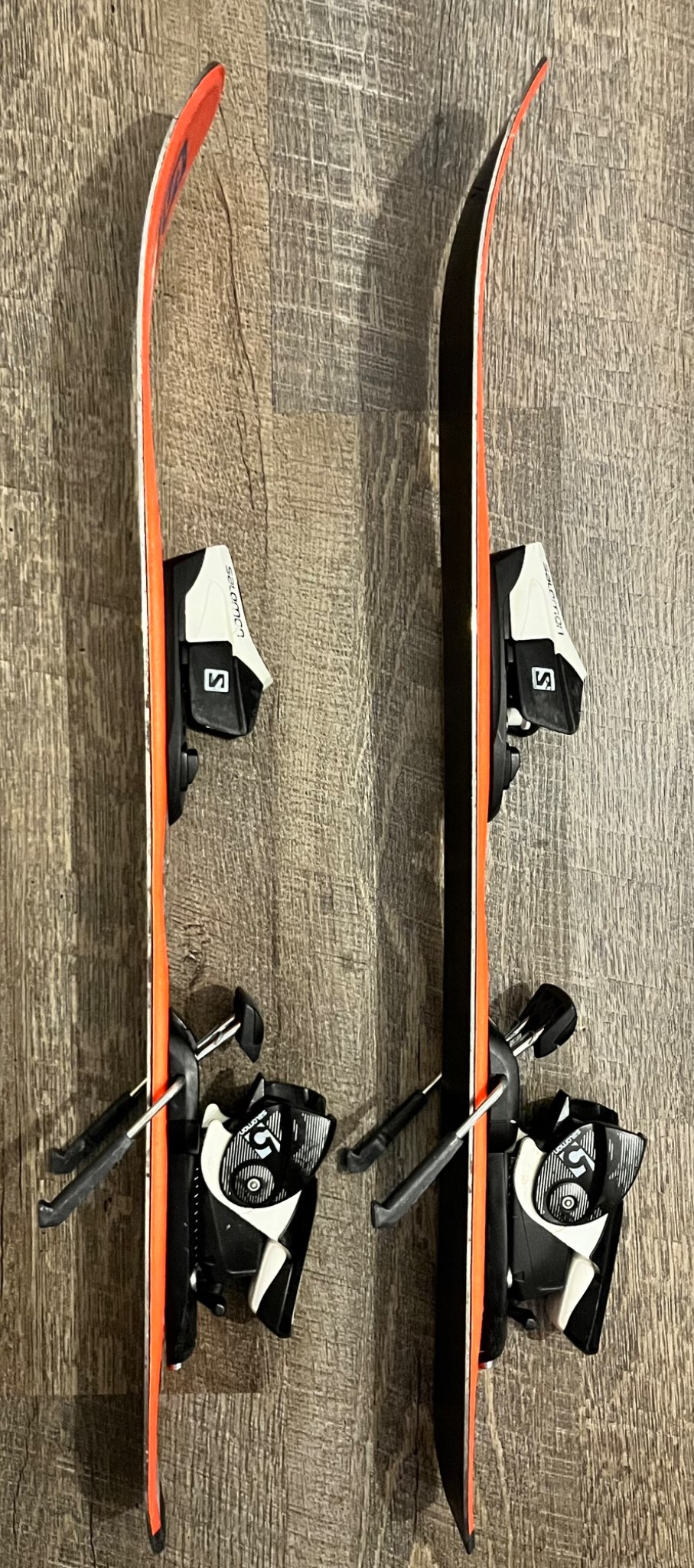Salomon 70cm Downhill Skis & Bindings - VGUC