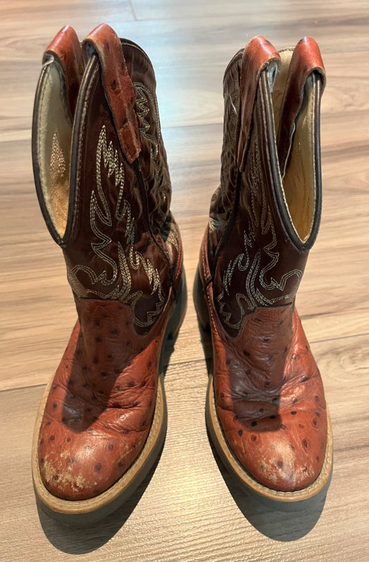 Old West Leather Cowboy Boot, Size 11, VGUC, Shoes 11 (Toddler:2-4yr)