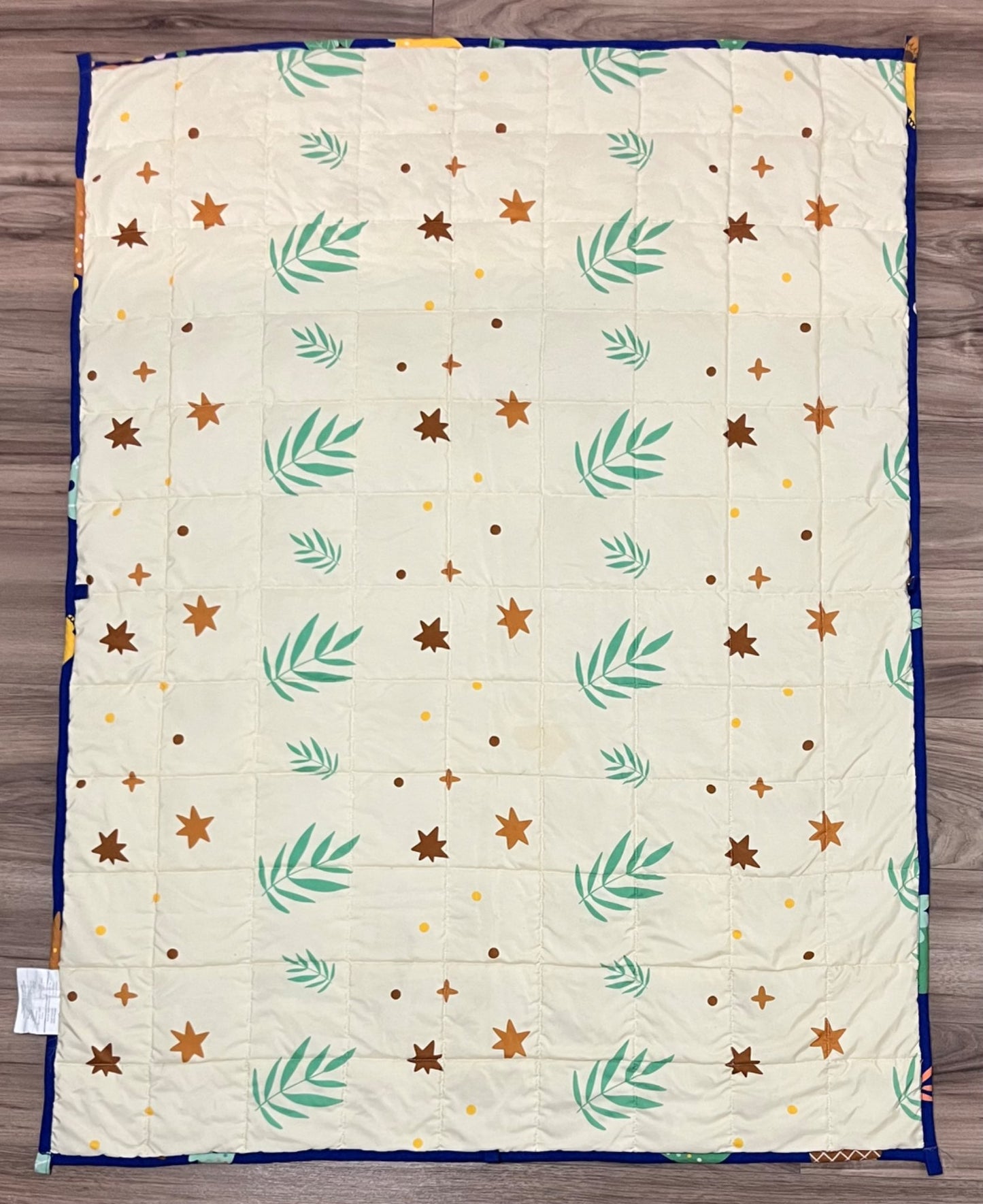 Reversible 5lb Dinosaur Print Weighted Blanket, VGUC