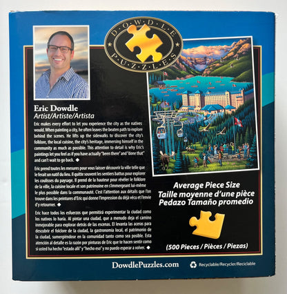 Dowdle 500 Piece Lake Louise Puzzle, VGUC