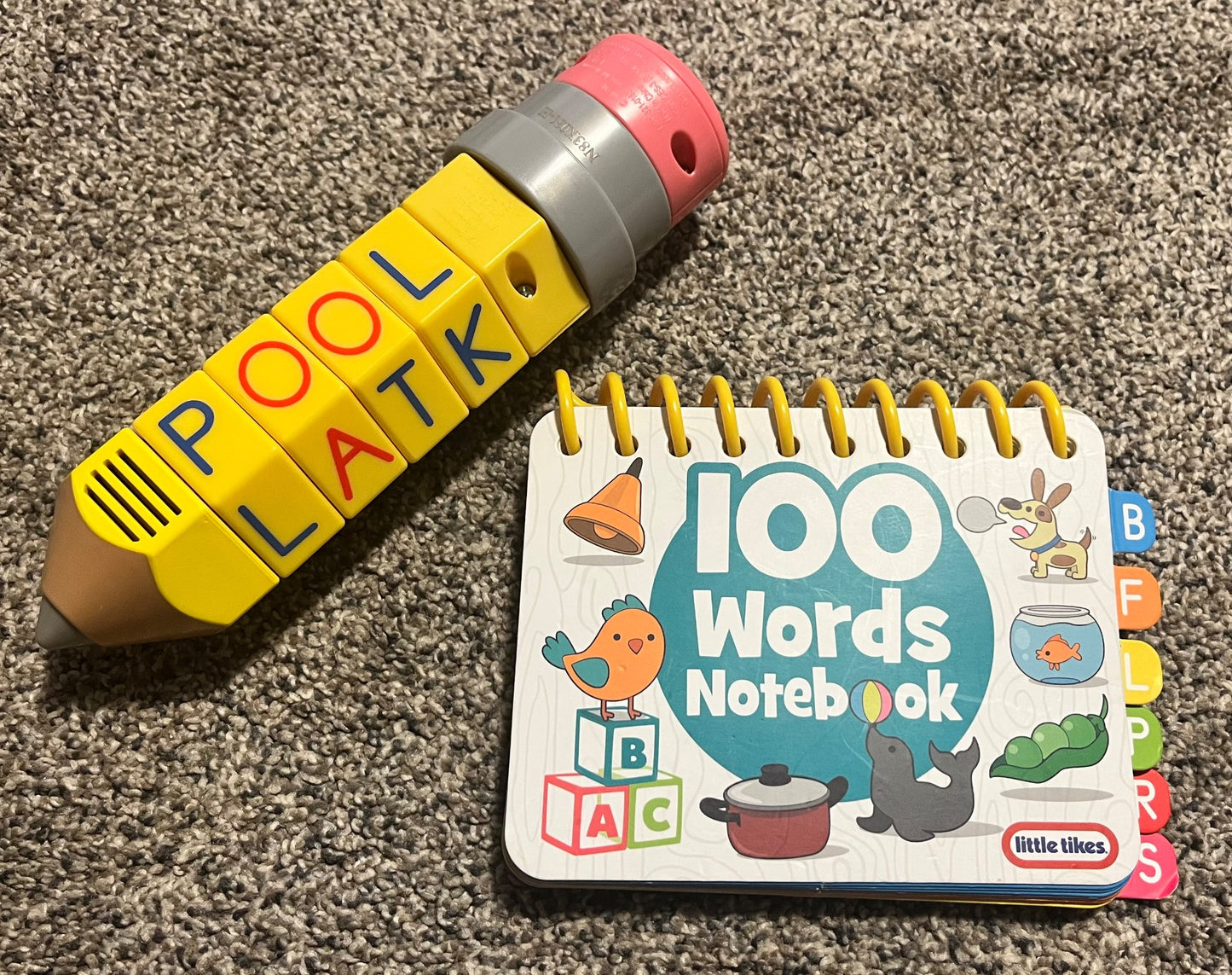 Little Tikes Learn & Play 100 Words Spell & Spin Pencil