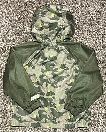 Old Navy Bug Camouflage Hooded Jacket, 3T, Kids 3T