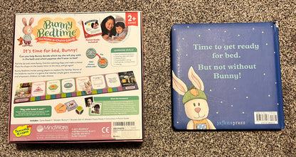 Peaceable Kingdom Bunny Bedtime Game & Book Bundle