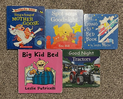 Toddler Bedtime Board Book Bundle (5)